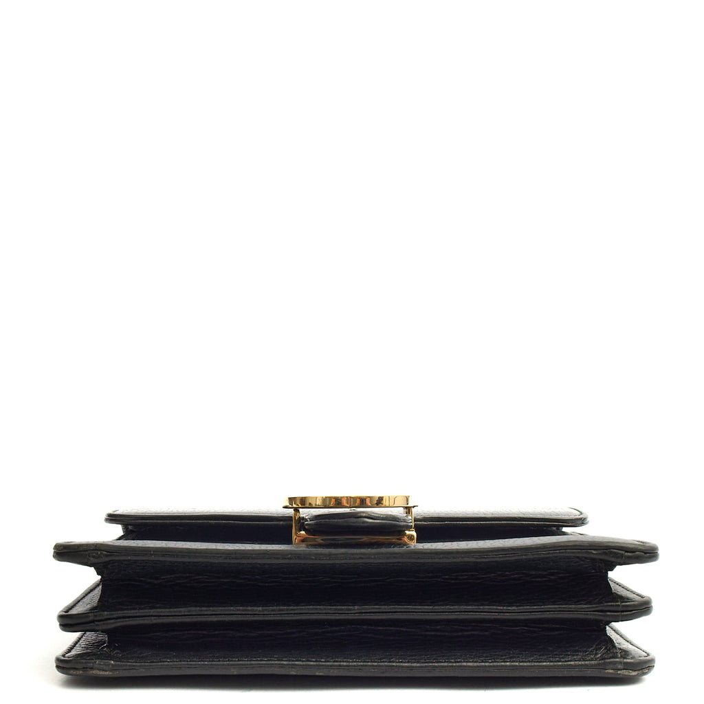 Gucci Cross Body Interlocking GG Shoulder Bag - Small in Black, Leather