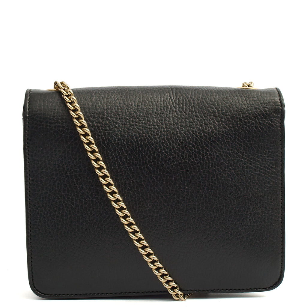 Gucci Cross Body Interlocking GG Shoulder Bag - Small in Black, Leather