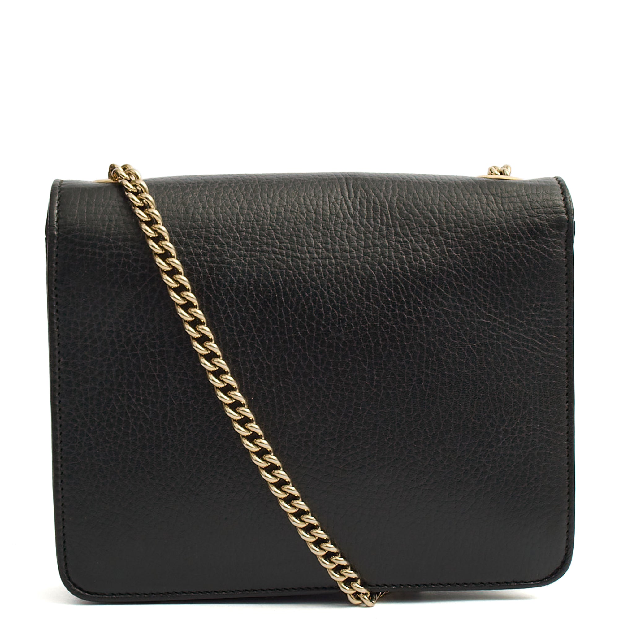 Gucci Cross Body Interlocking GG Shoulder Bag - Small in Black, Leather