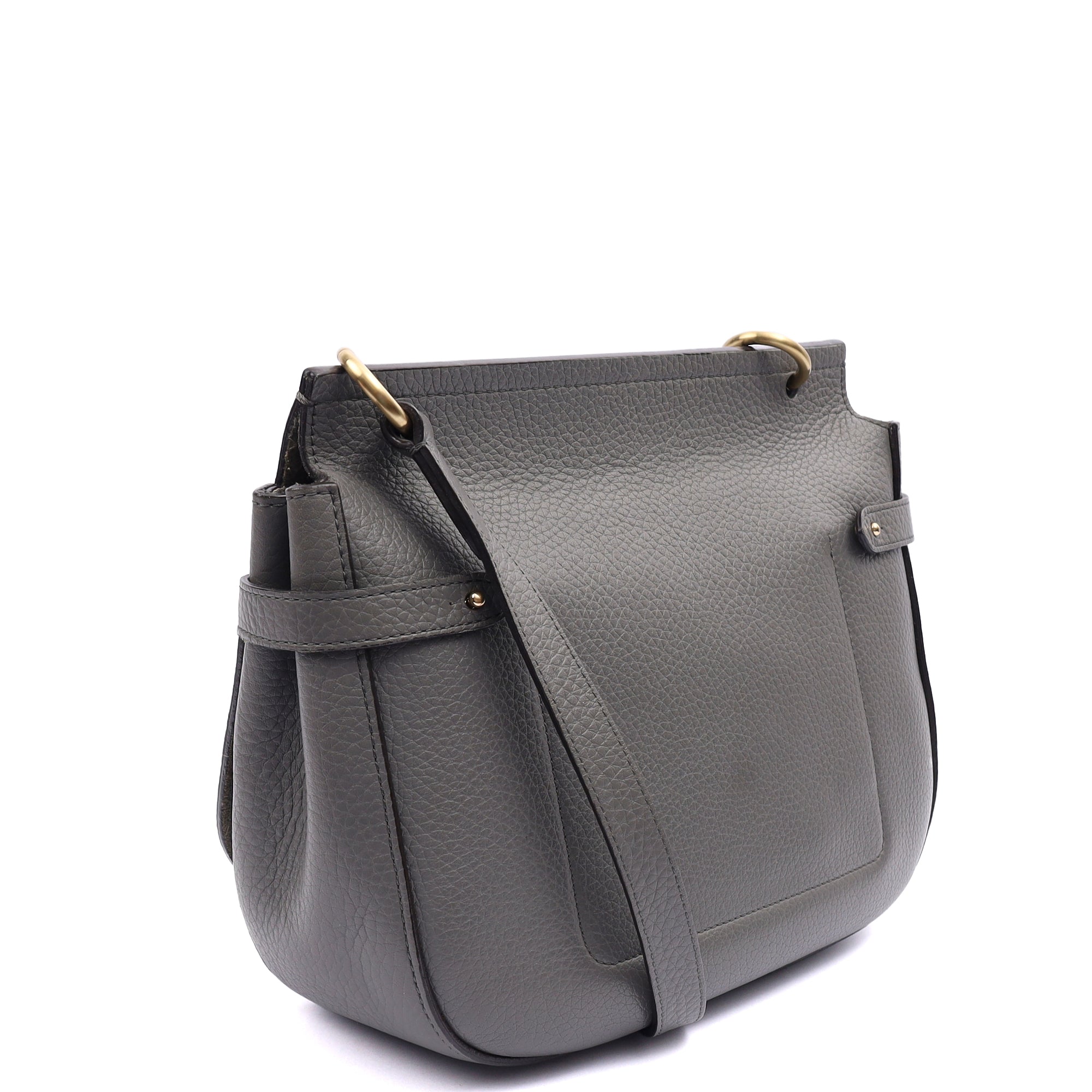 Mulberry Cross Body Amberley in Mole Grey, Leather