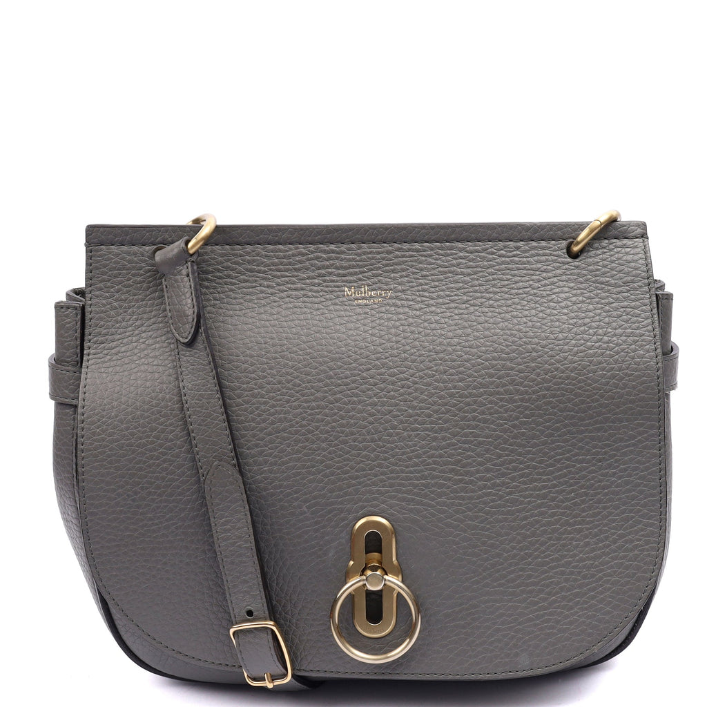 Mulberry Cross Body Amberley in Mole Grey, Leather
