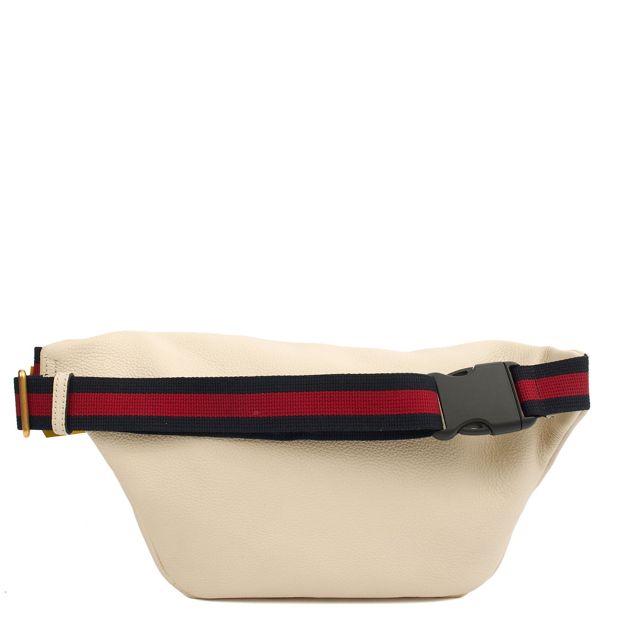 Gucci Cross Body Bum Bag in White, Leather