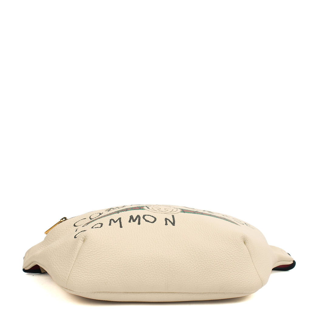 Gucci Cross Body Bum Bag in White, Leather
