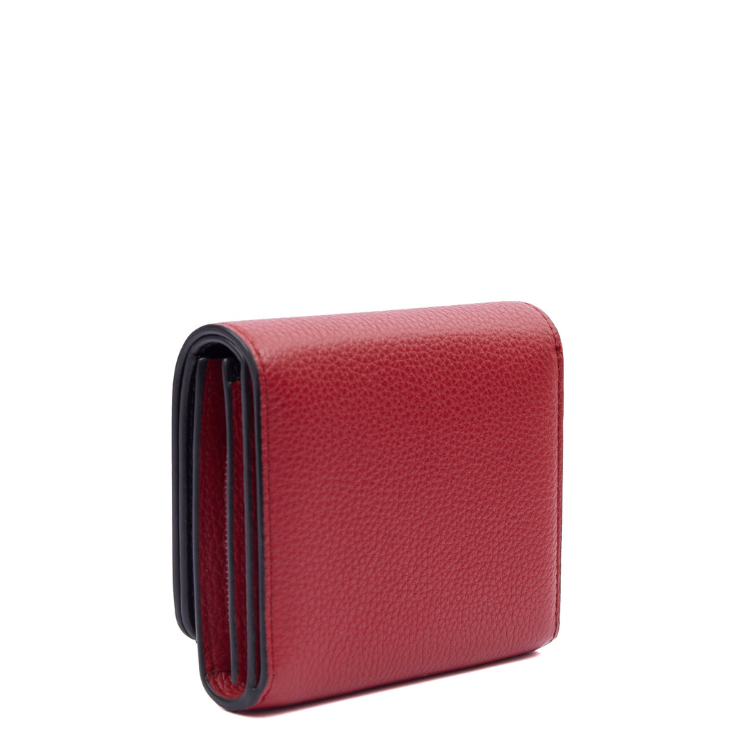 Mulberry Wallet Wallet in Scarlett, Calfskin Leather