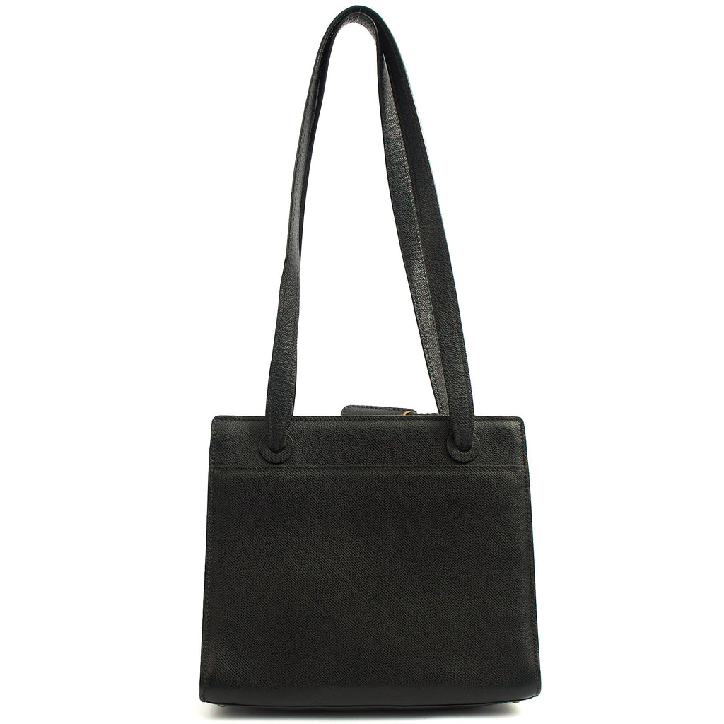 Chanel Tote Vintage Tote in Black, Caviar Leather