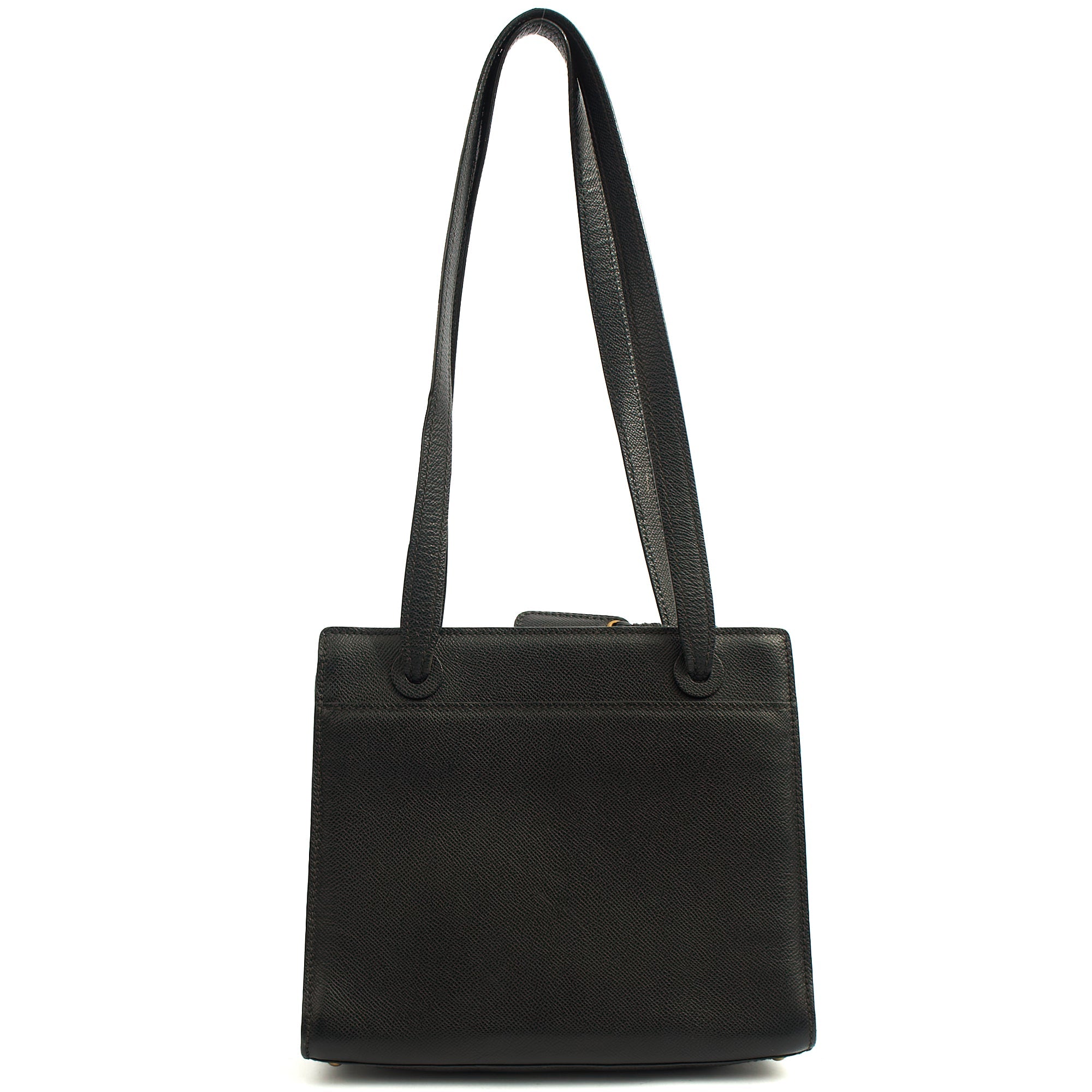 Chanel Tote Vintage Tote in Black, Caviar Leather