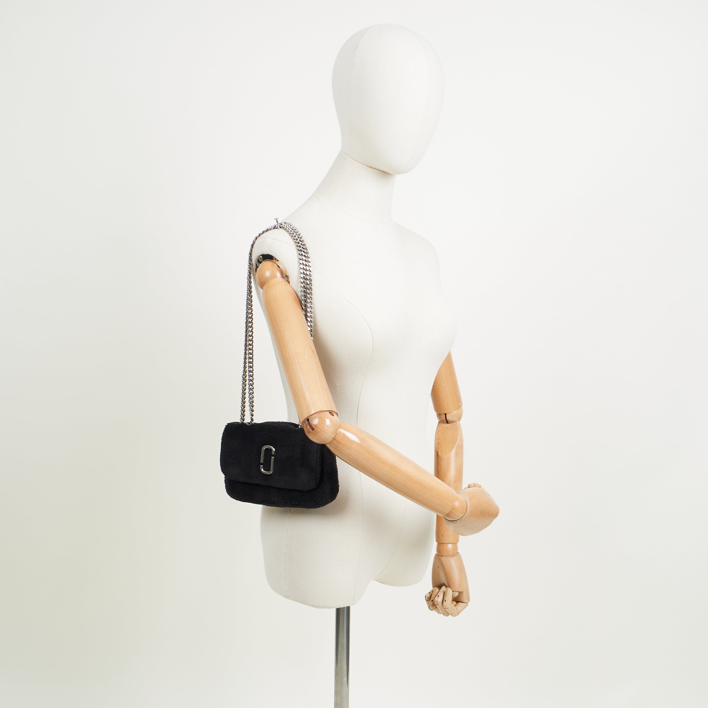 Marc Jacobs Cross Body Glam Shot - Mini in tonal black, Fabric