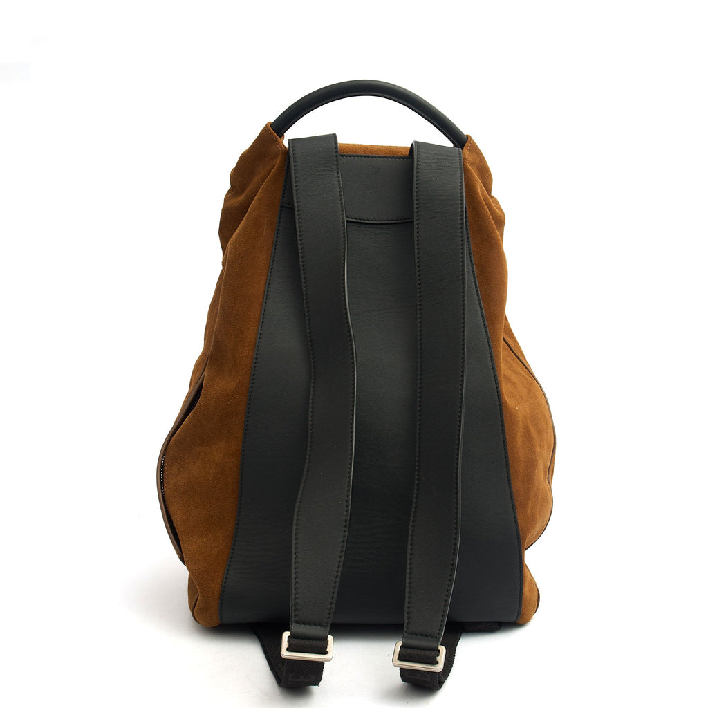 Loewe Backpack Flamenco in Brown, Suede