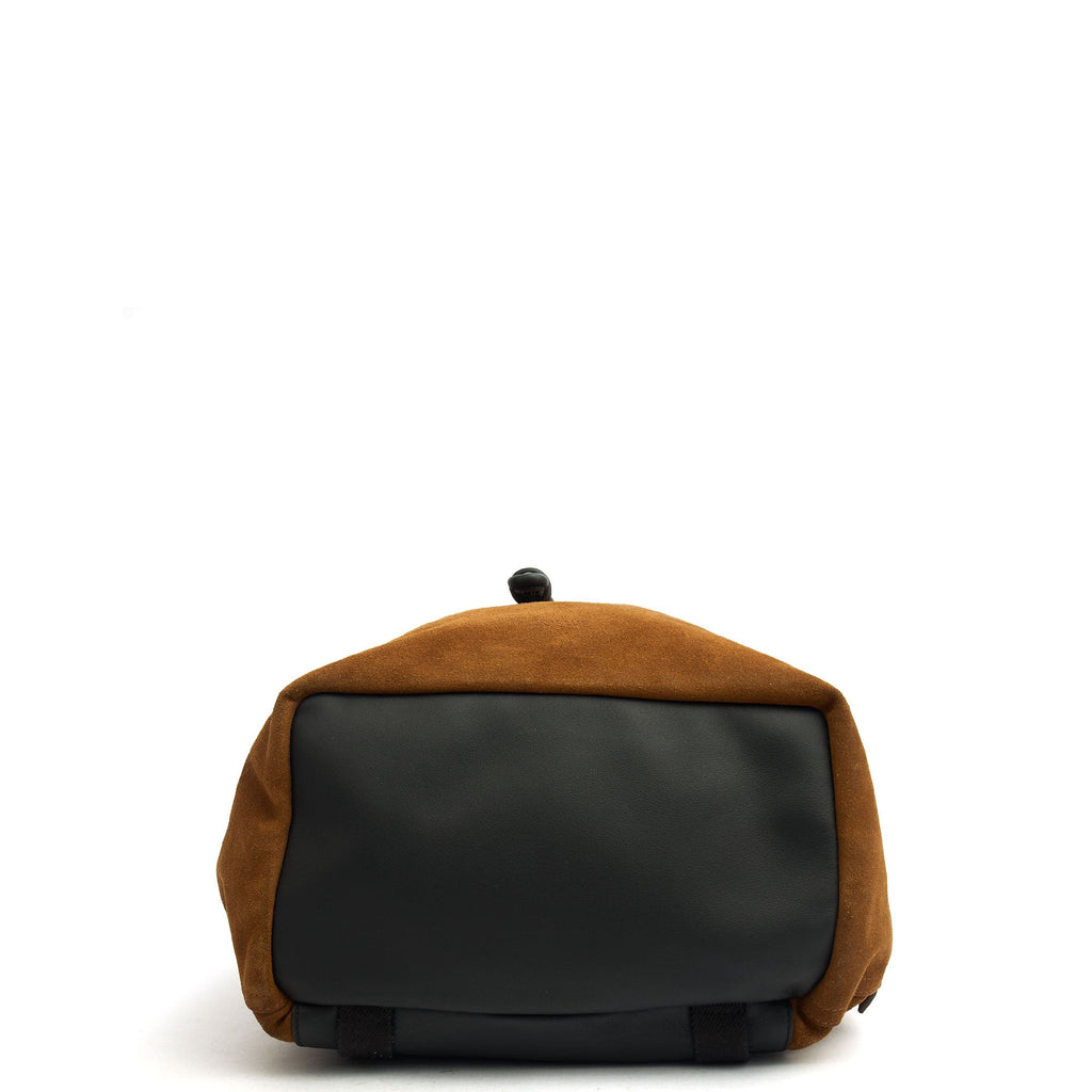 Loewe Backpack Flamenco in Brown, Suede
