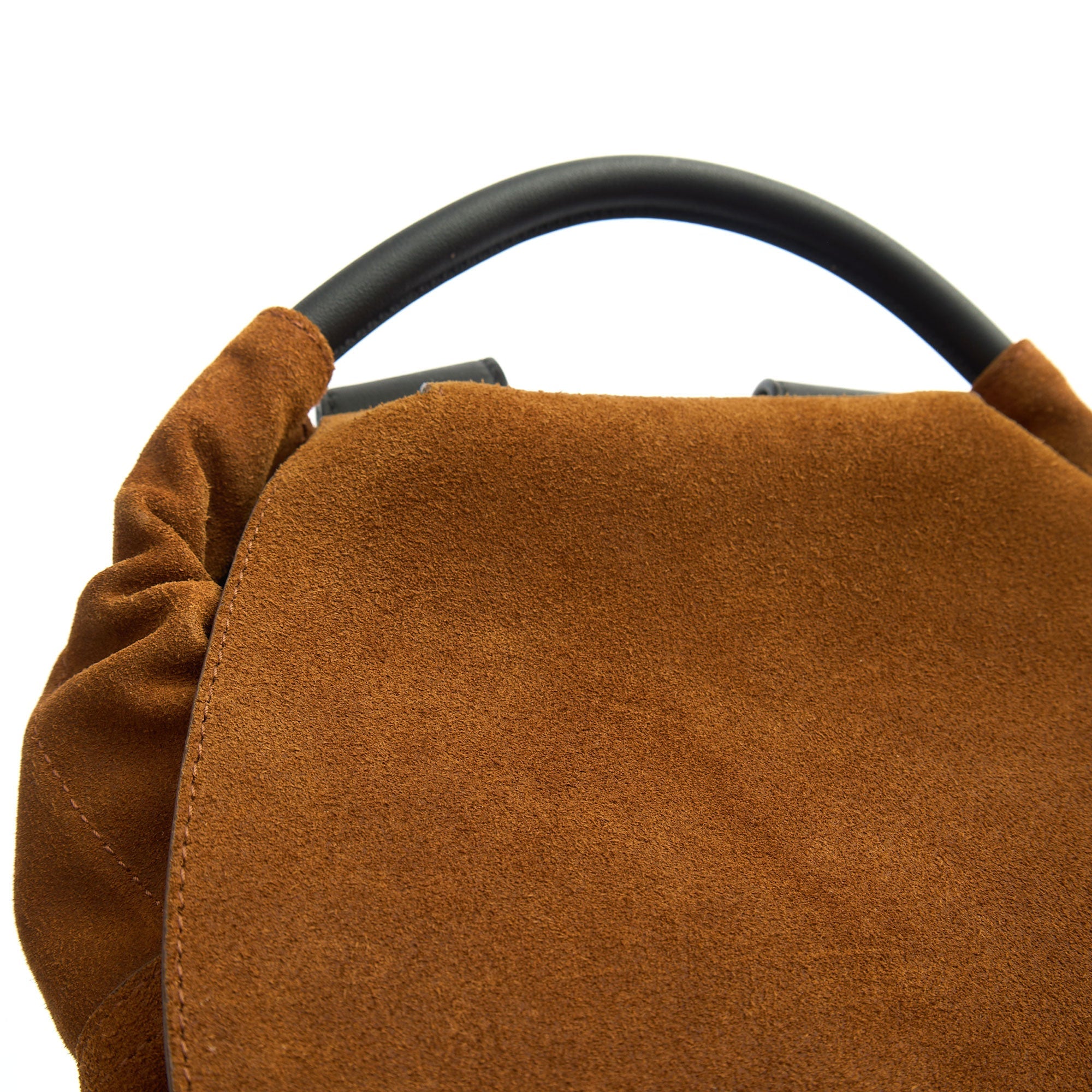 Loewe Backpack Flamenco in Brown, Suede