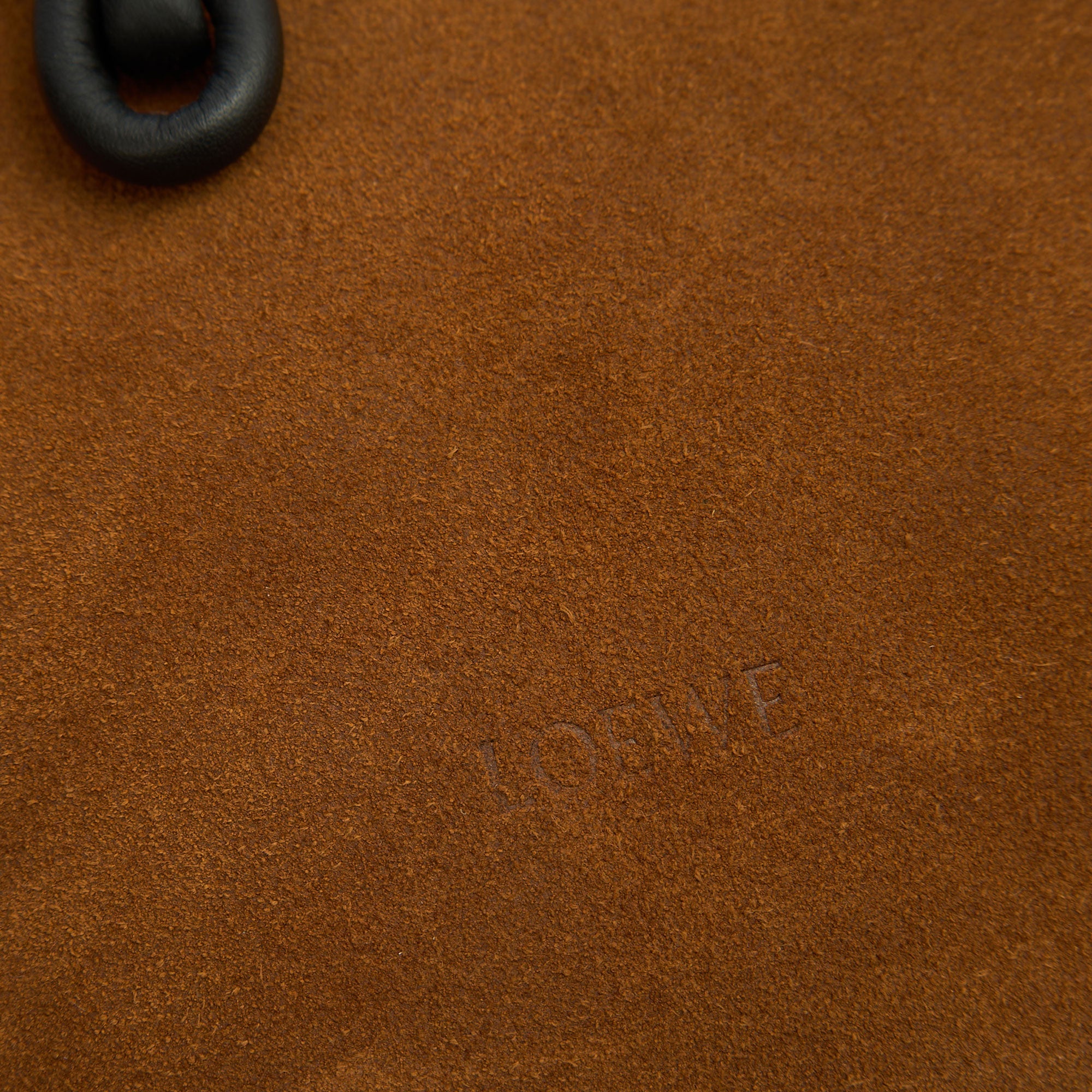 Loewe Backpack Flamenco in Brown, Suede