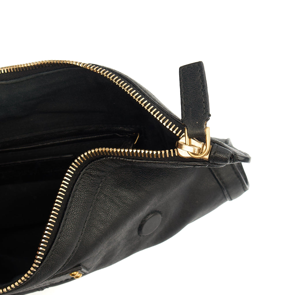 Alexander McQueen Clutch De Manta Clutch in Black, Leather
