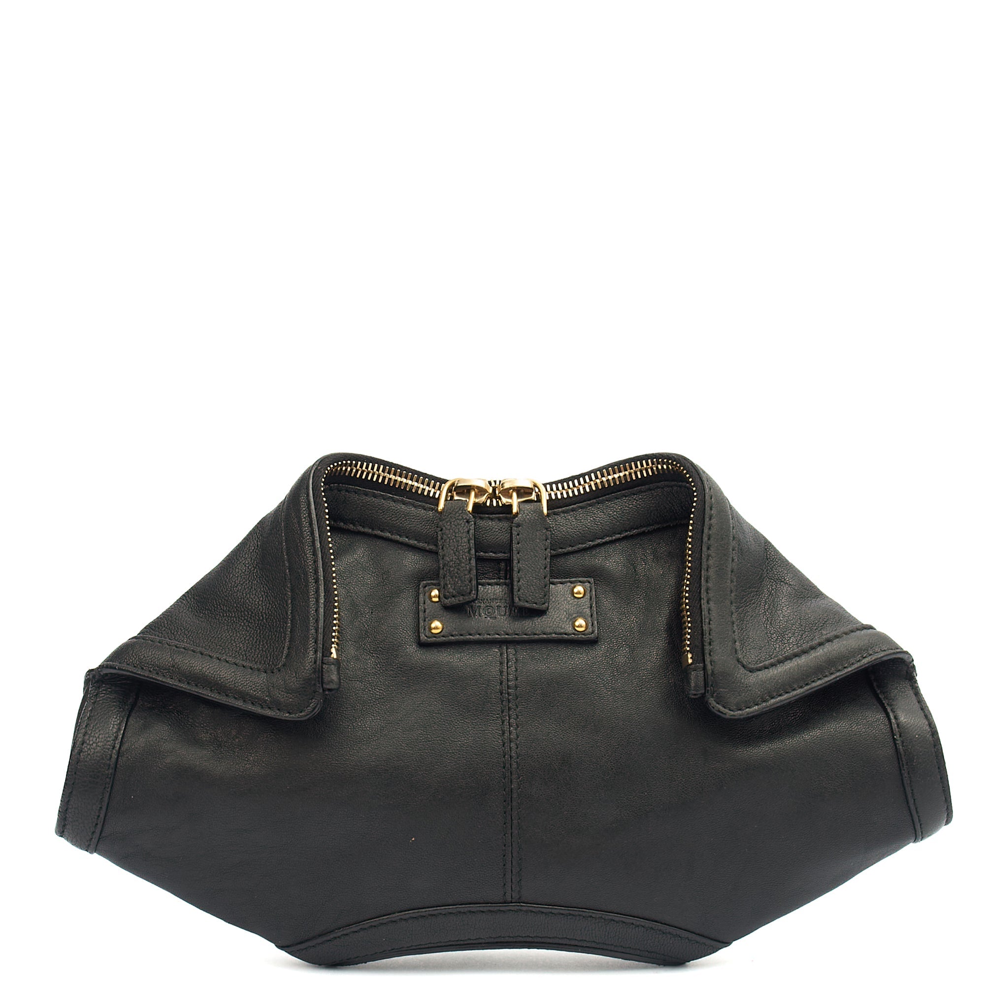 Alexander McQueen Clutch De Manta Clutch in Black, Leather