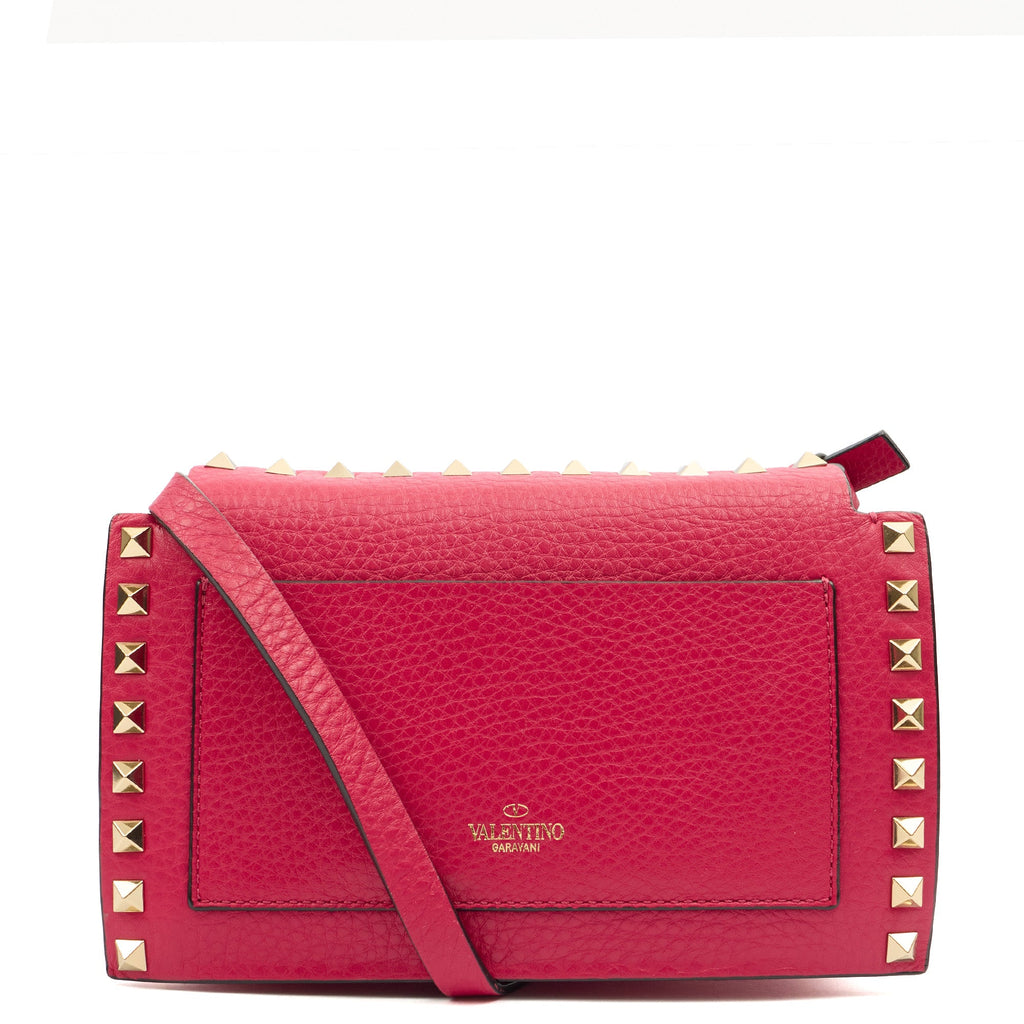 Valentino Cross Body Free Rockstud Bag - Small in Pink, Calfskin