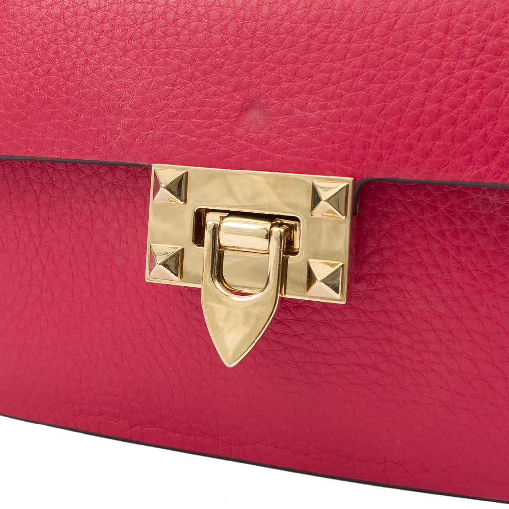 Valentino Cross Body Free Rockstud Bag - Small in Pink, Calfskin