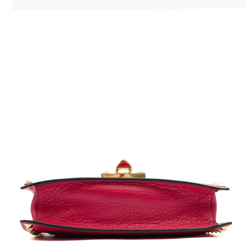 Valentino Cross Body Free Rockstud Bag - Small in Pink, Calfskin