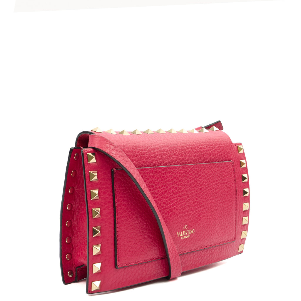 Valentino Cross Body Free Rockstud Bag - Small in Pink, Calfskin