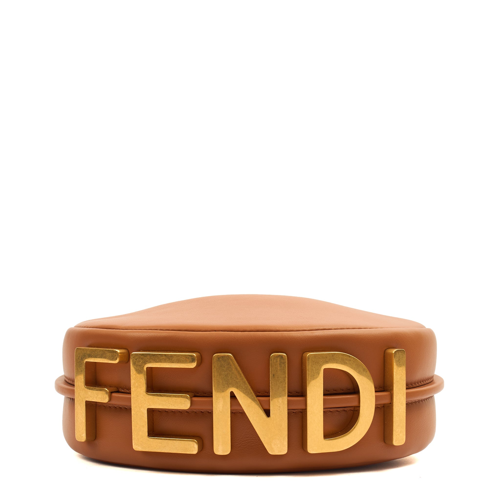 Fendi Cross Body Fendigraphy Small in Brown, Leather