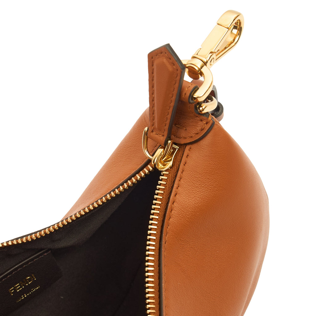 Fendi Cross Body Fendigraphy Small in Brown, Leather