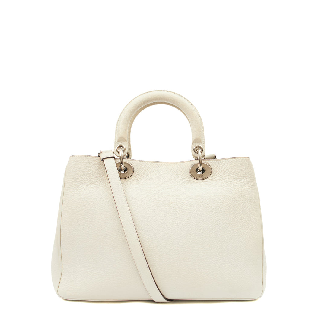 Christian Dior Tote Diorissimo - Small in White, Calfskin
