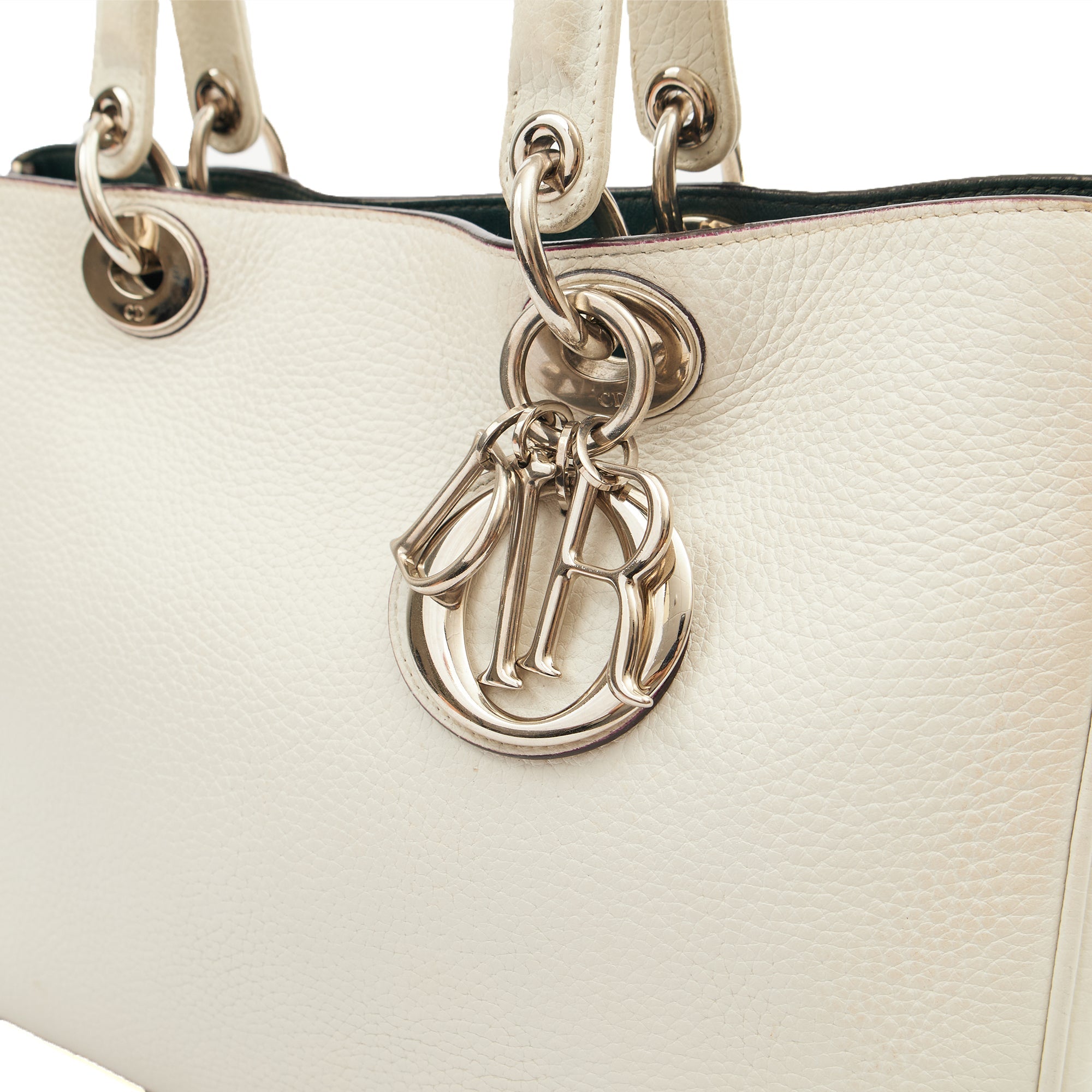 Christian Dior Tote Diorissimo - Small in White, Calfskin