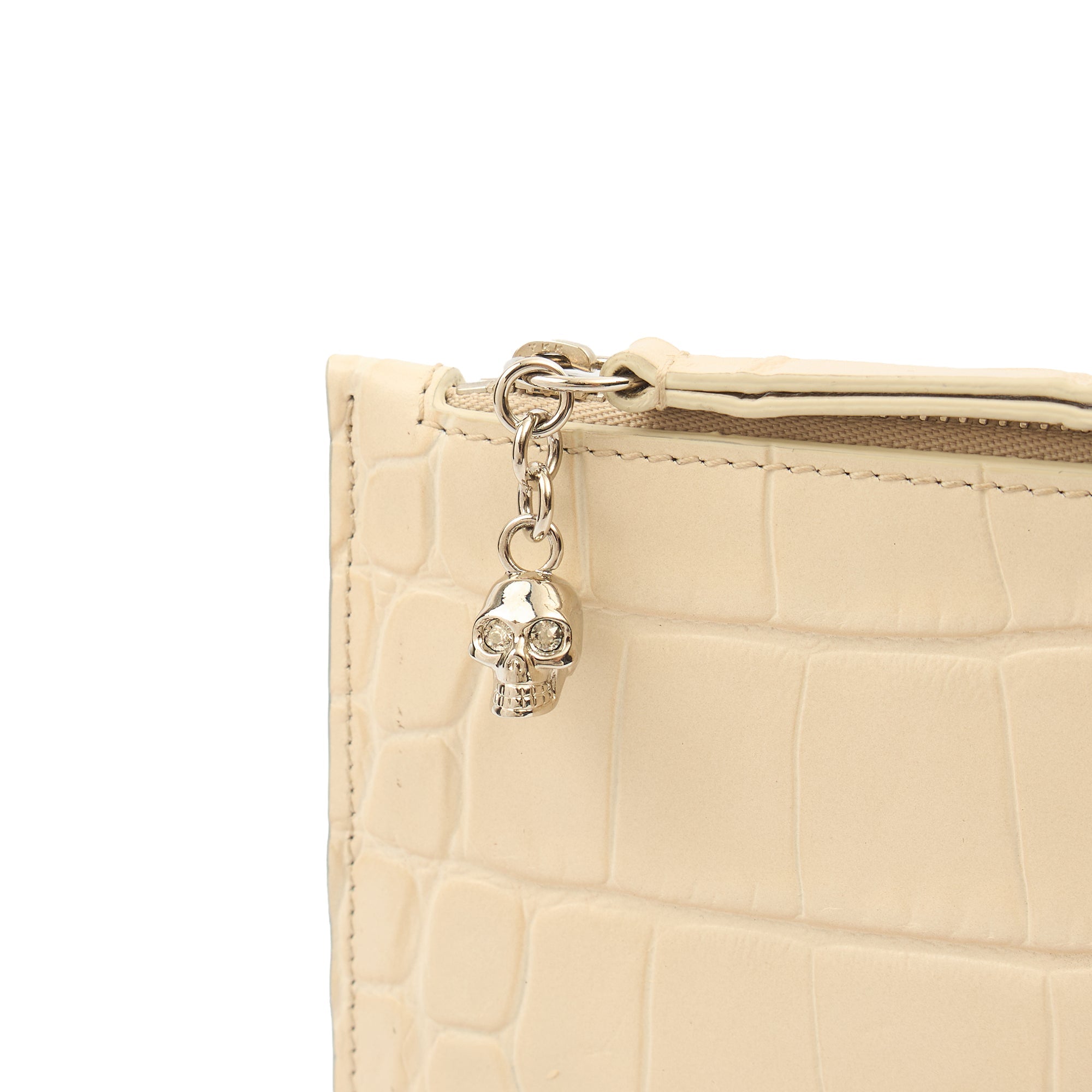 Alexander McQueen Clutch Clutch  in Neutral, Exotic Effect Leather