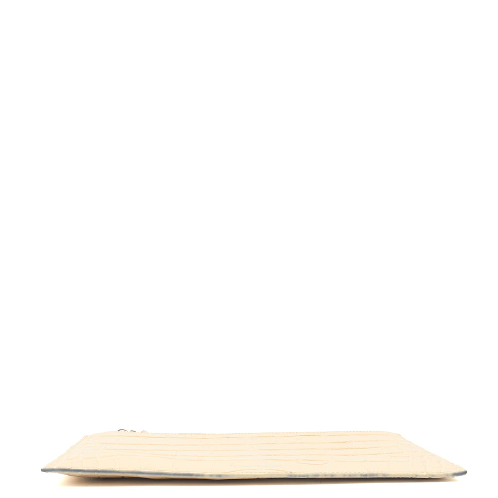Alexander McQueen Clutch Clutch  in Neutral, Exotic Effect Leather