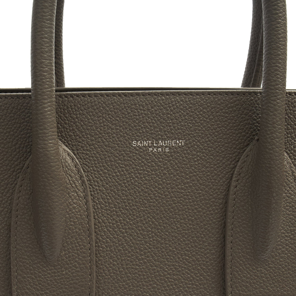 Saint Laurent Tote Sac de Jour in Grey, Calfskin Leather