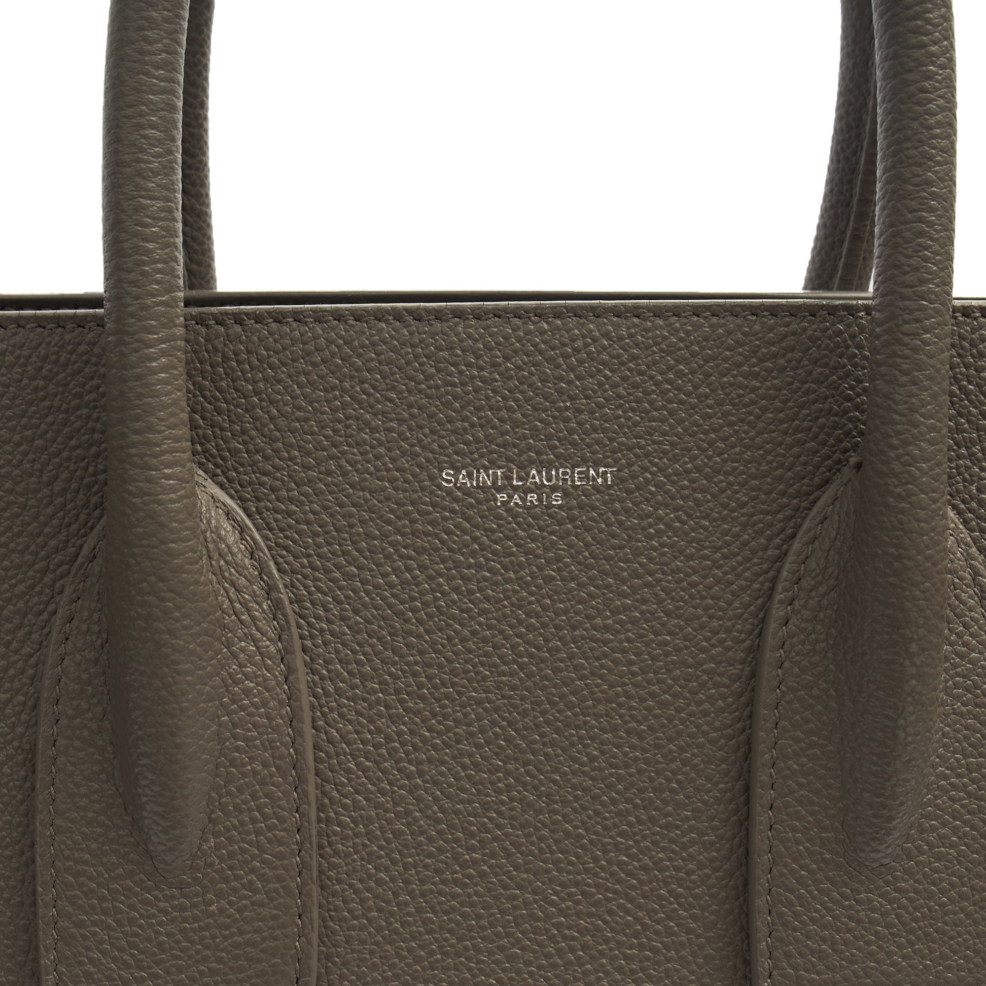 Saint Laurent Tote Sac de Jour in Grey, Calfskin Leather