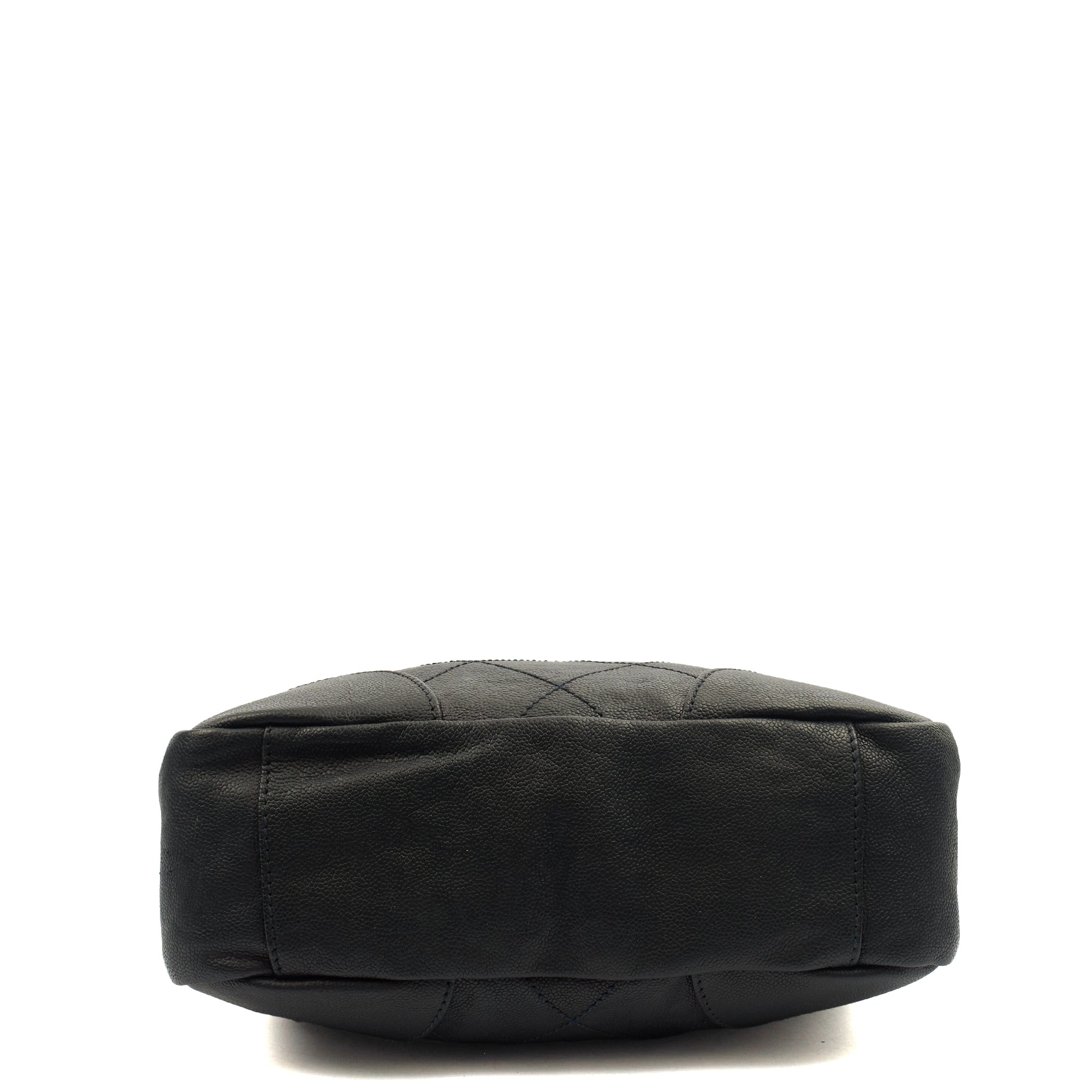 Chanel Tote Outdoor Ligne Bowler Bag in Black, Caviar Leather