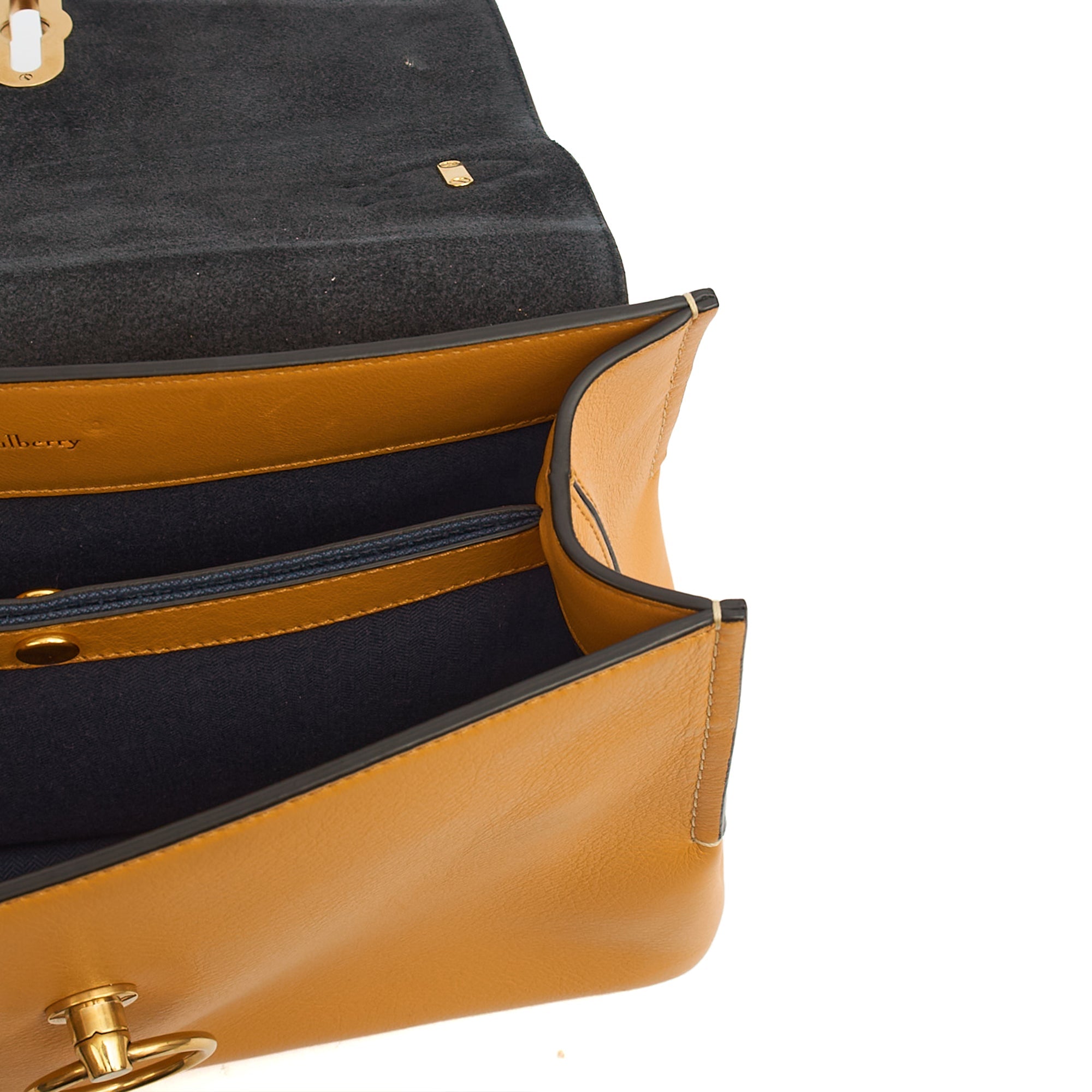 Mulberry Top Handle Seaton in Maize Yellow, Leather