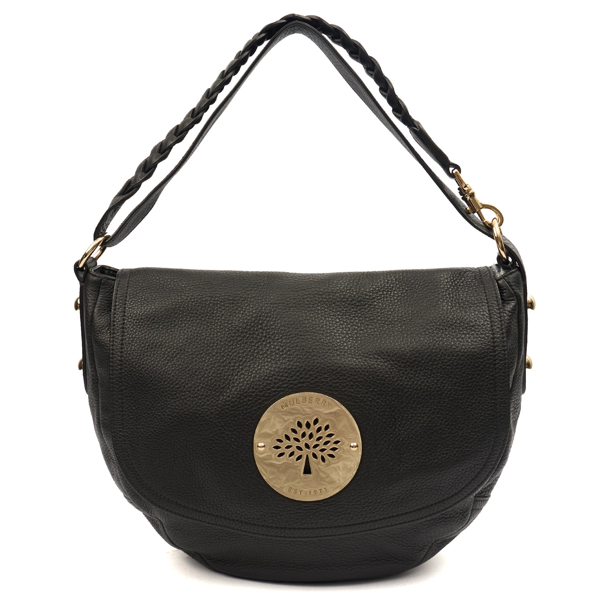 Mulberry Satchel Daria Satchel in Black, Leather