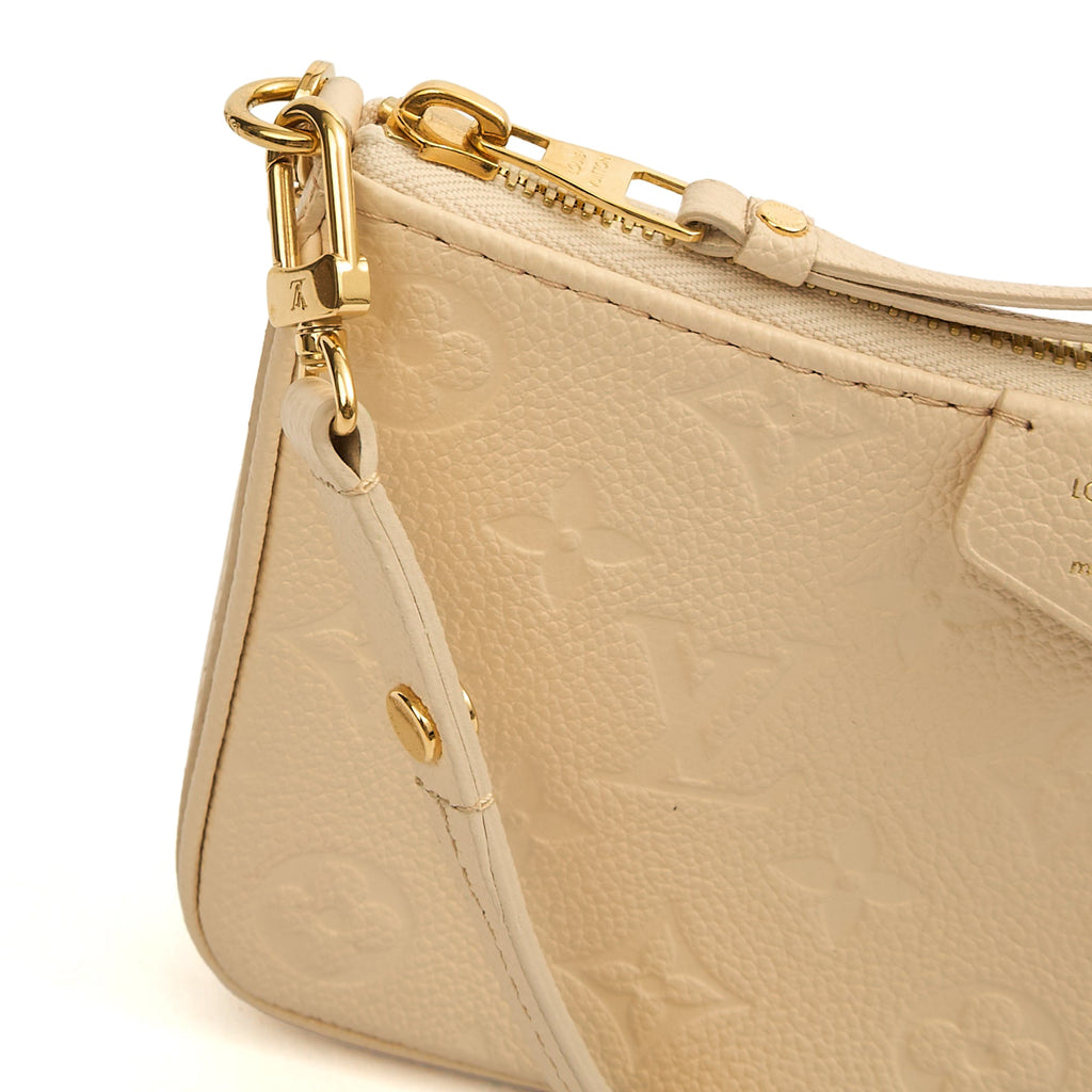 Louis Vuitton Shoulder Bag Easy Pouch On Strap in Monogram, Empreinte Leather