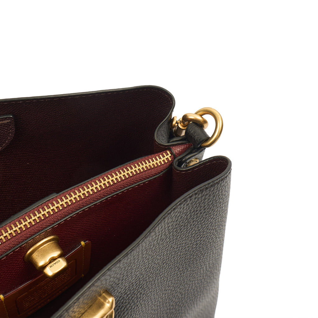 Coach Bucket Bag Willow Tote in Black, Leather