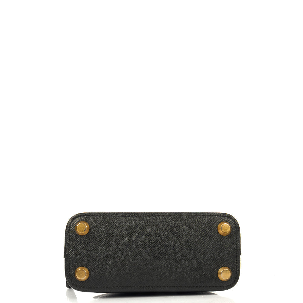 Balenciaga Top Handle Ville Top Handle XXS in Black, Veau (Calfskin)