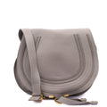 Chloe Cross Body Marcie - Large in Pastel Grey, Leather
