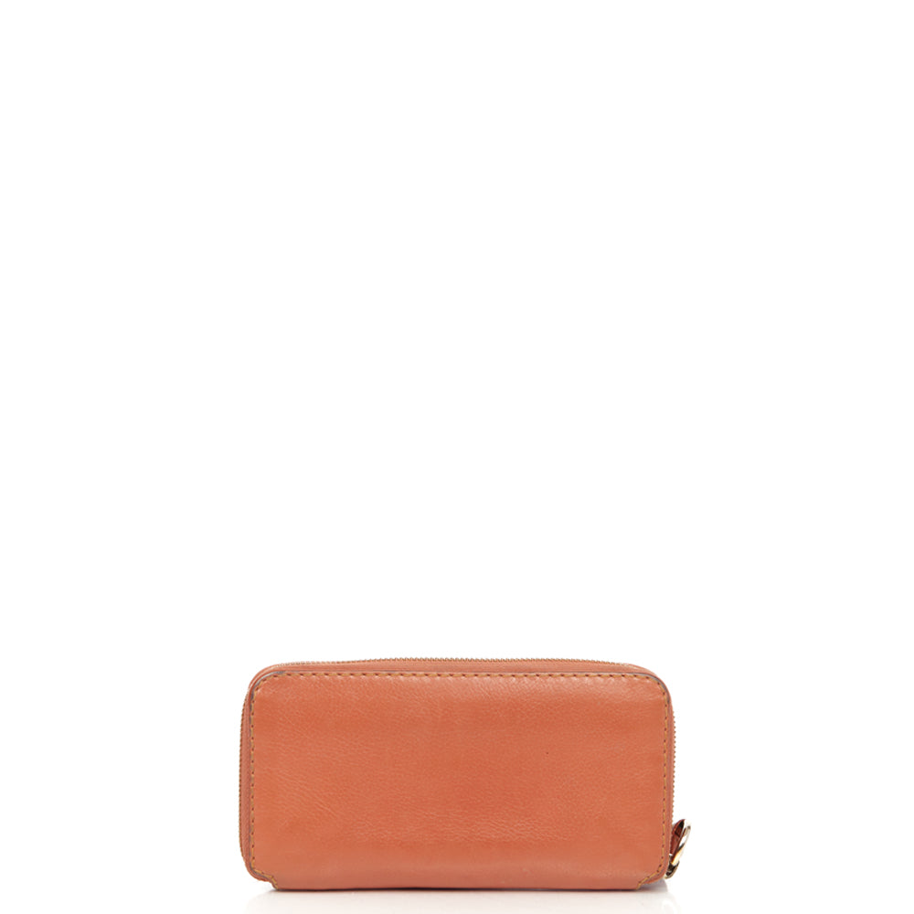 Chloe Marcie Wallet in Pink, Calfskin Leather