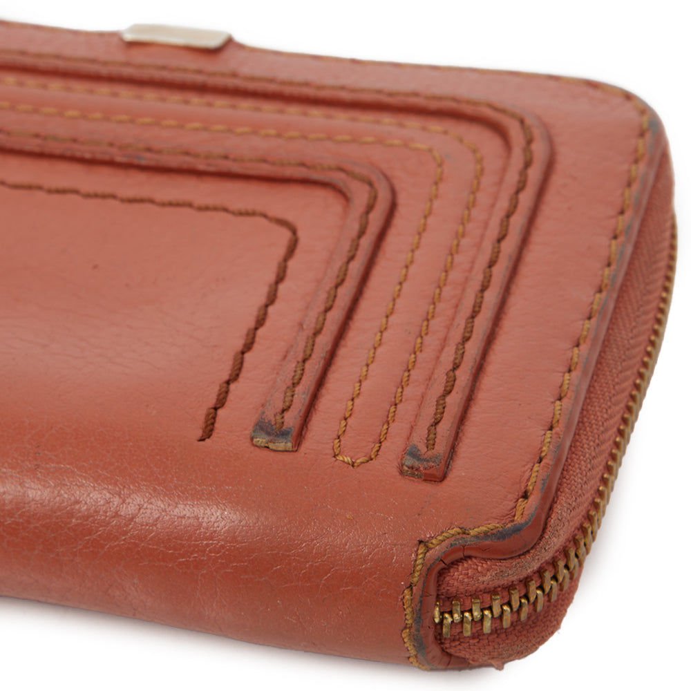 Chloe Marcie Wallet in Pink, Calfskin Leather