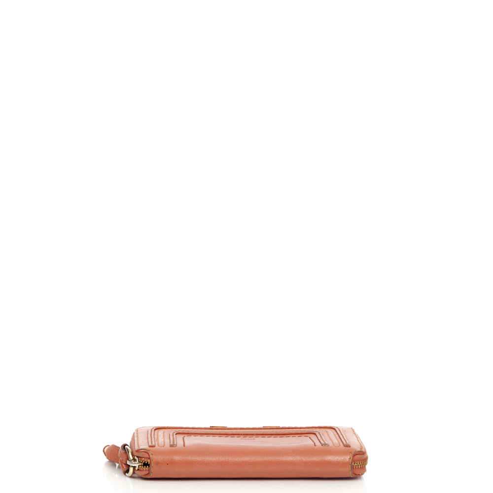 Chloe Marcie Wallet in Pink, Calfskin Leather