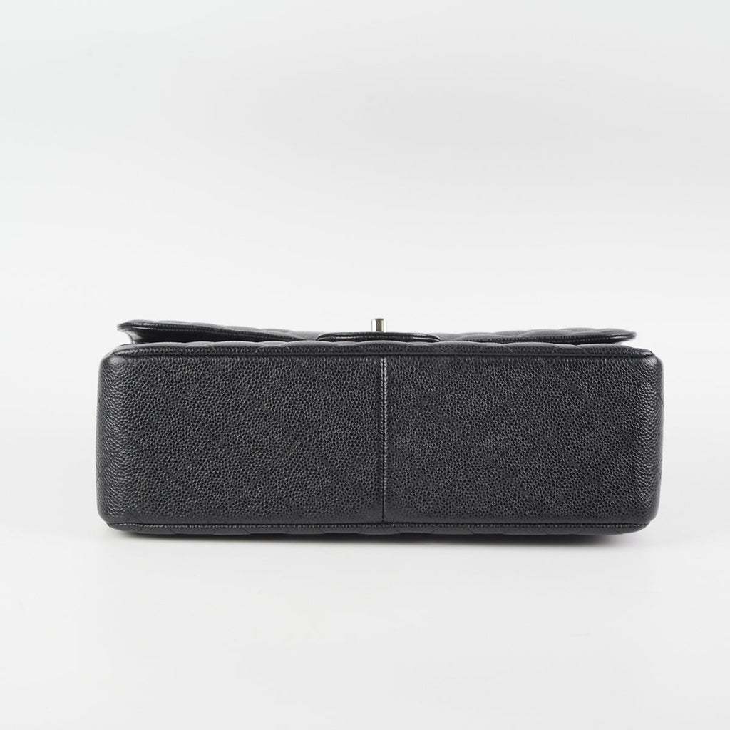 Chanel Classic Flap Jumbo Black Caviar SHW