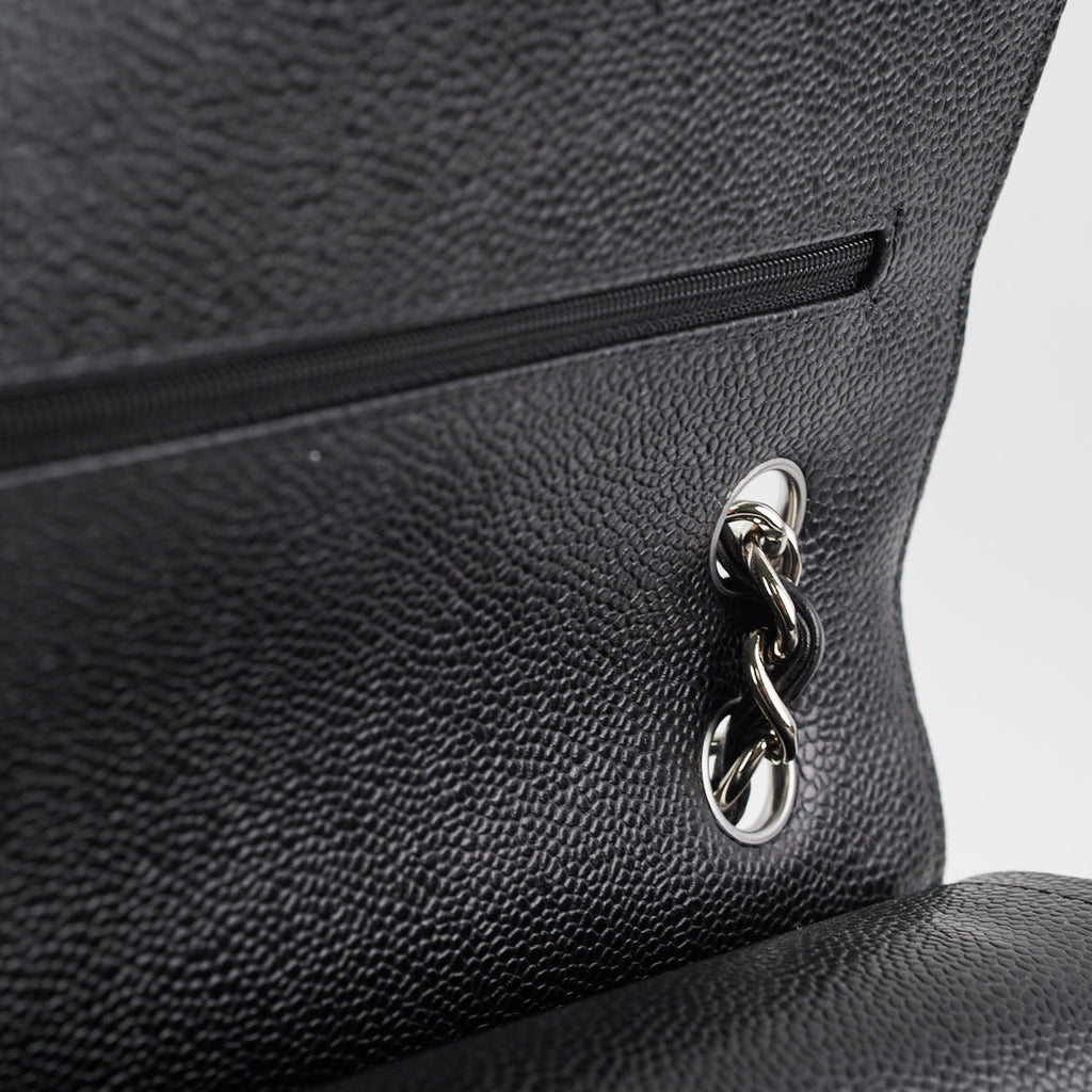 Chanel Classic Flap Jumbo Black Caviar SHW