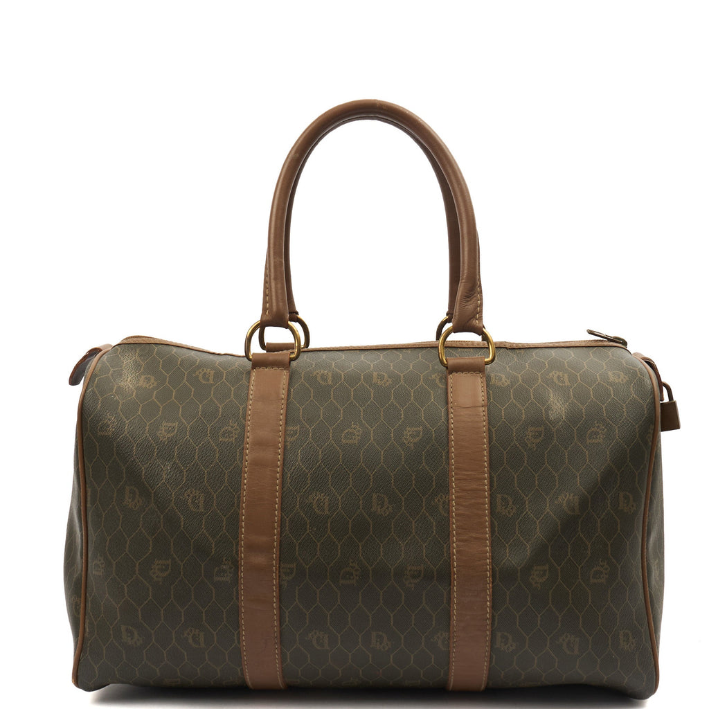 Christian Dior Top Handle Vintage Boston in Brown, Leather