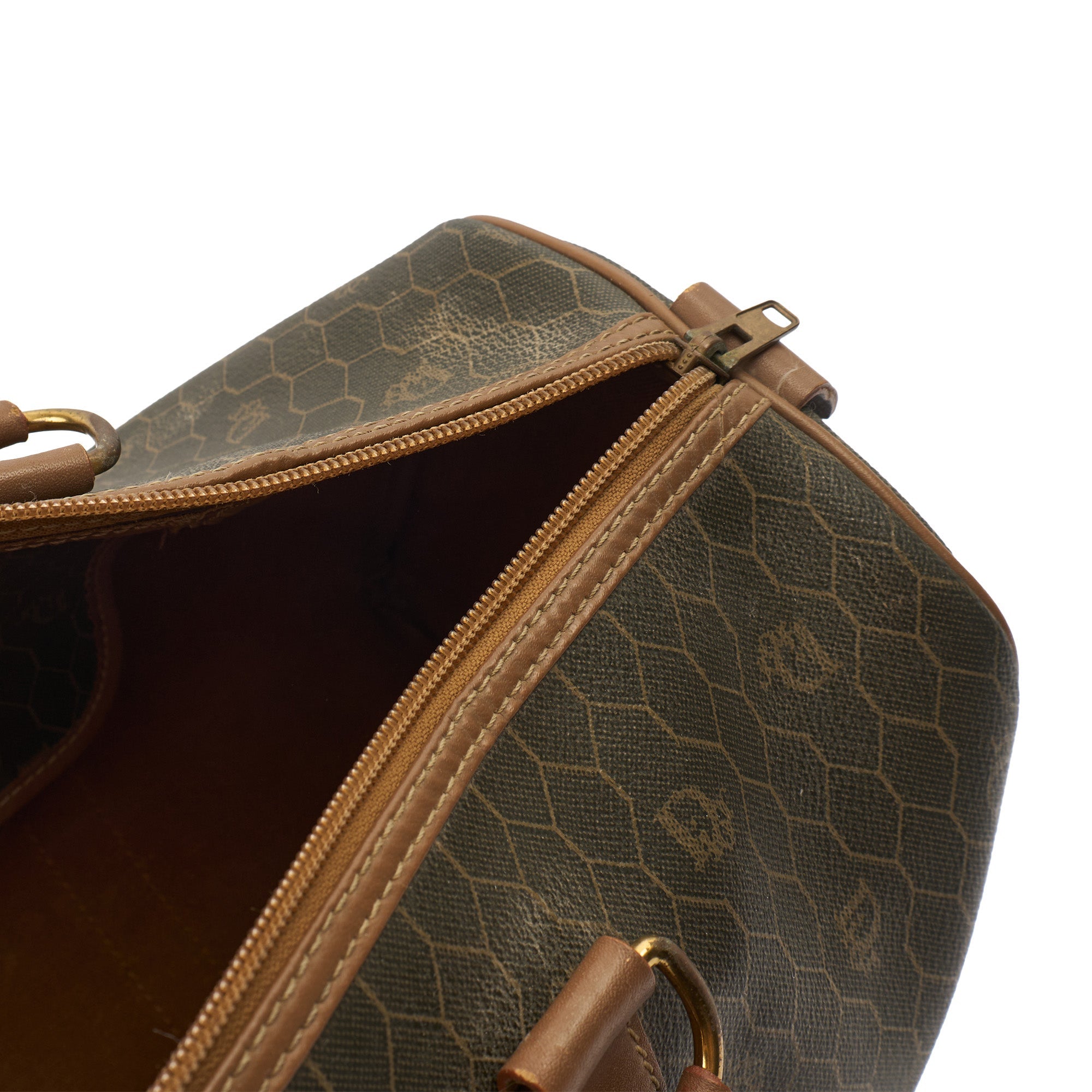 Christian Dior Top Handle Vintage Boston in Brown, Leather