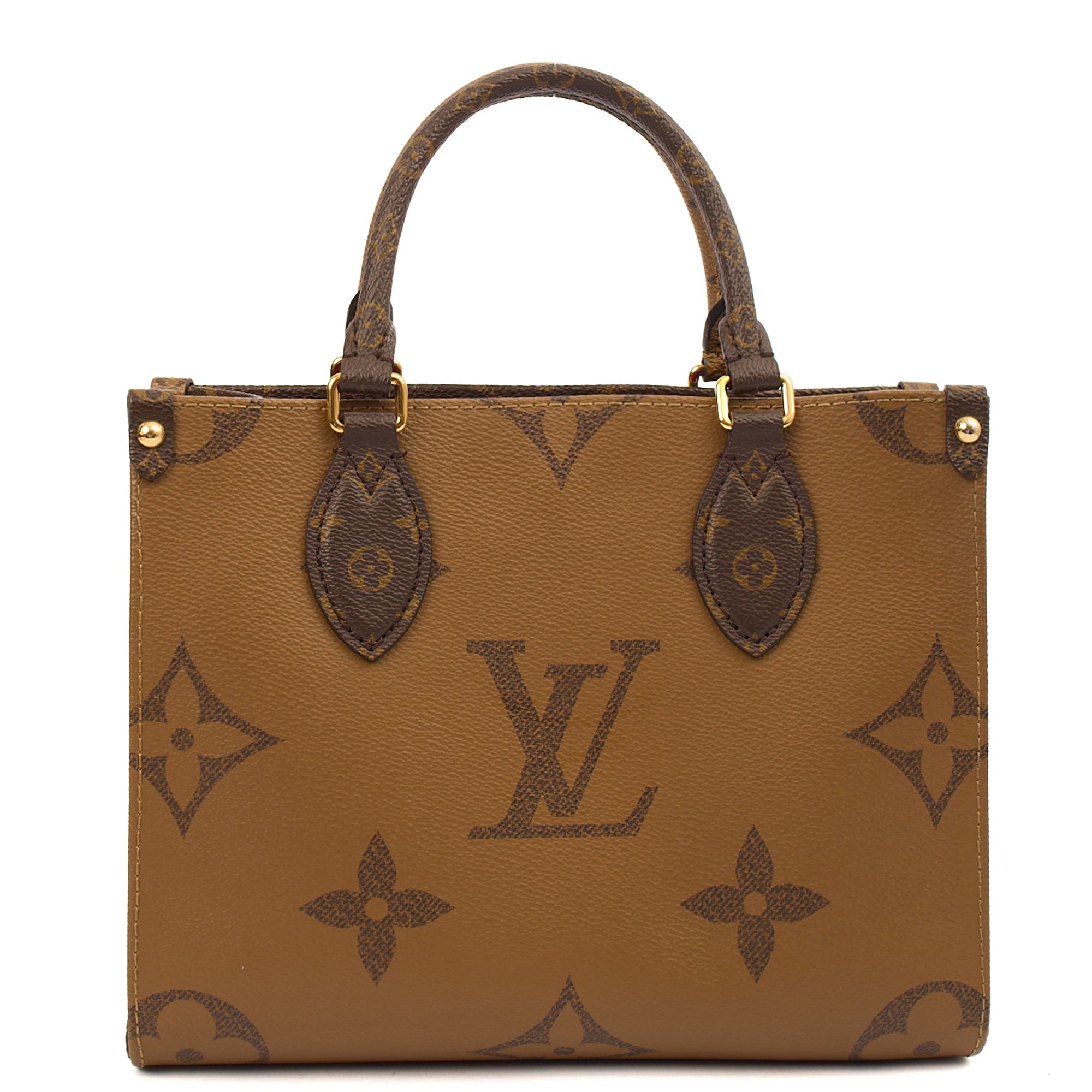 Louis Vuitton Cross Body On The Go PM in Reverse Monogram, Canvas