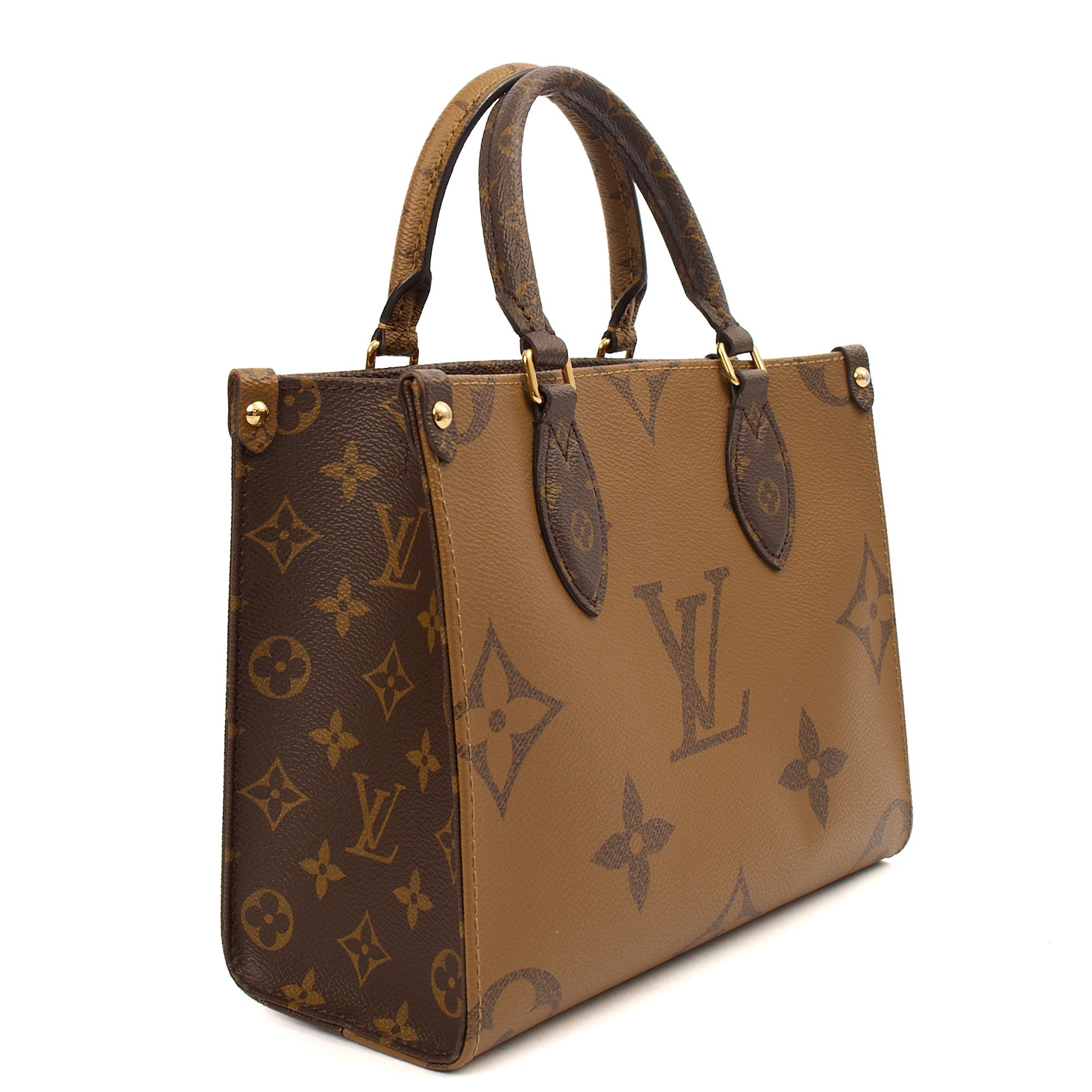Louis Vuitton Cross Body On The Go PM in Reverse Monogram, Canvas