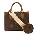 Louis Vuitton Cross Body On The Go PM in Reverse Monogram, Canvas