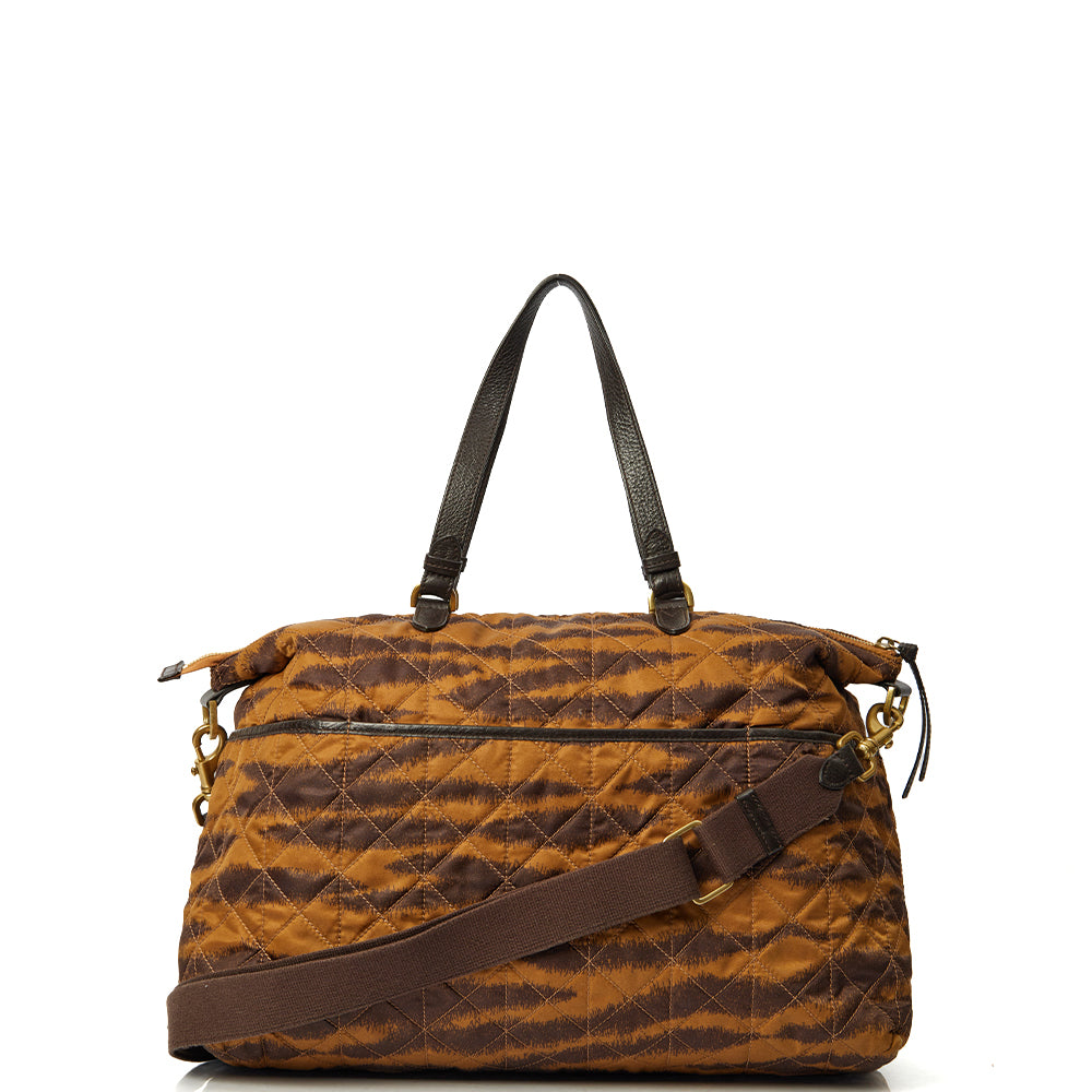Mulberry Tote Mitzy Tote in Brown, Fabric