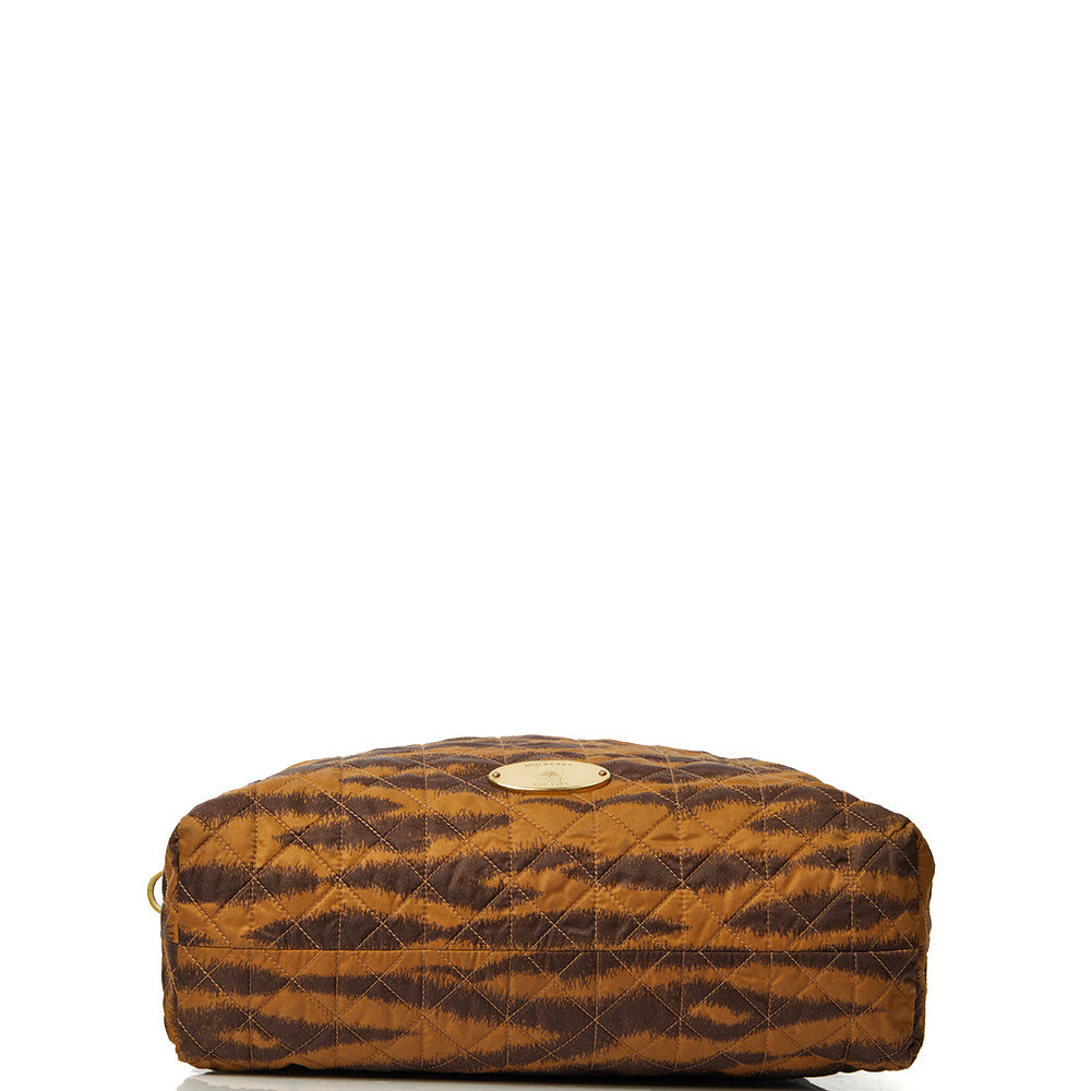 Mulberry Tote Mitzy Tote in Brown, Fabric