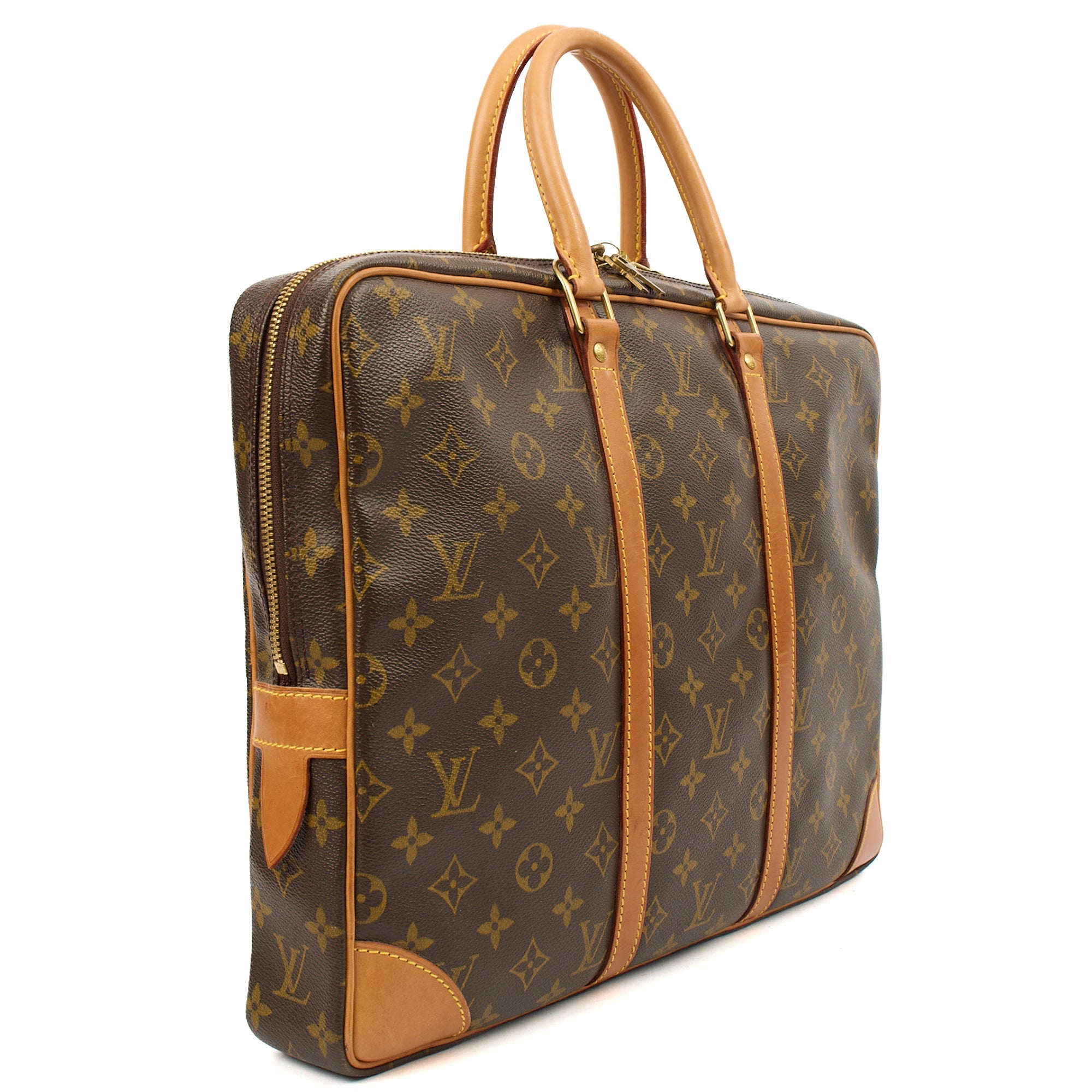 Louis Vuitton Tote Porte-Documents Voyage MM in Monogram, Canvas