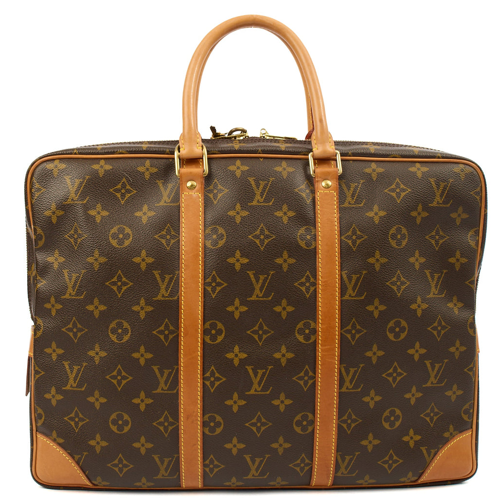Louis Vuitton Tote Porte-Documents Voyage MM in Monogram, Canvas